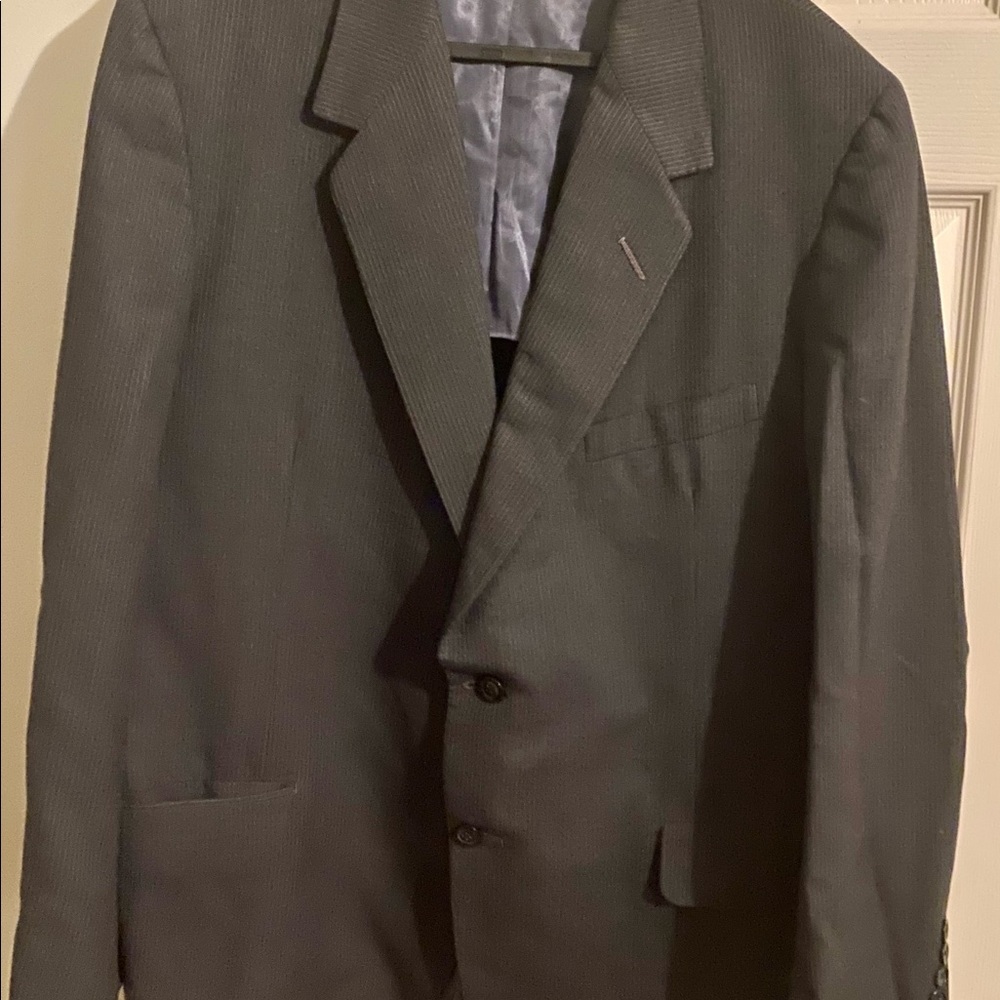 Vintage Neiman Marcus Gray pin striped sports coat